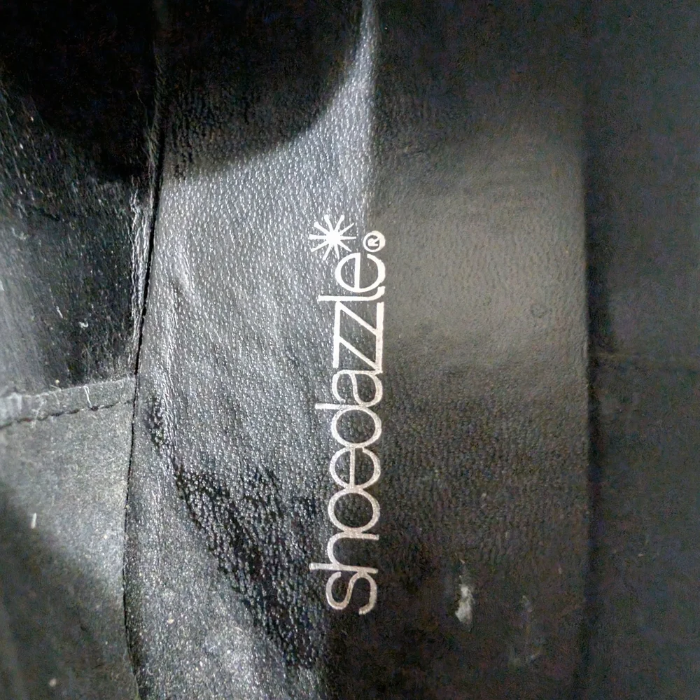 Shoe Dazzle Black Women's Loafers - Picture 5 of 9